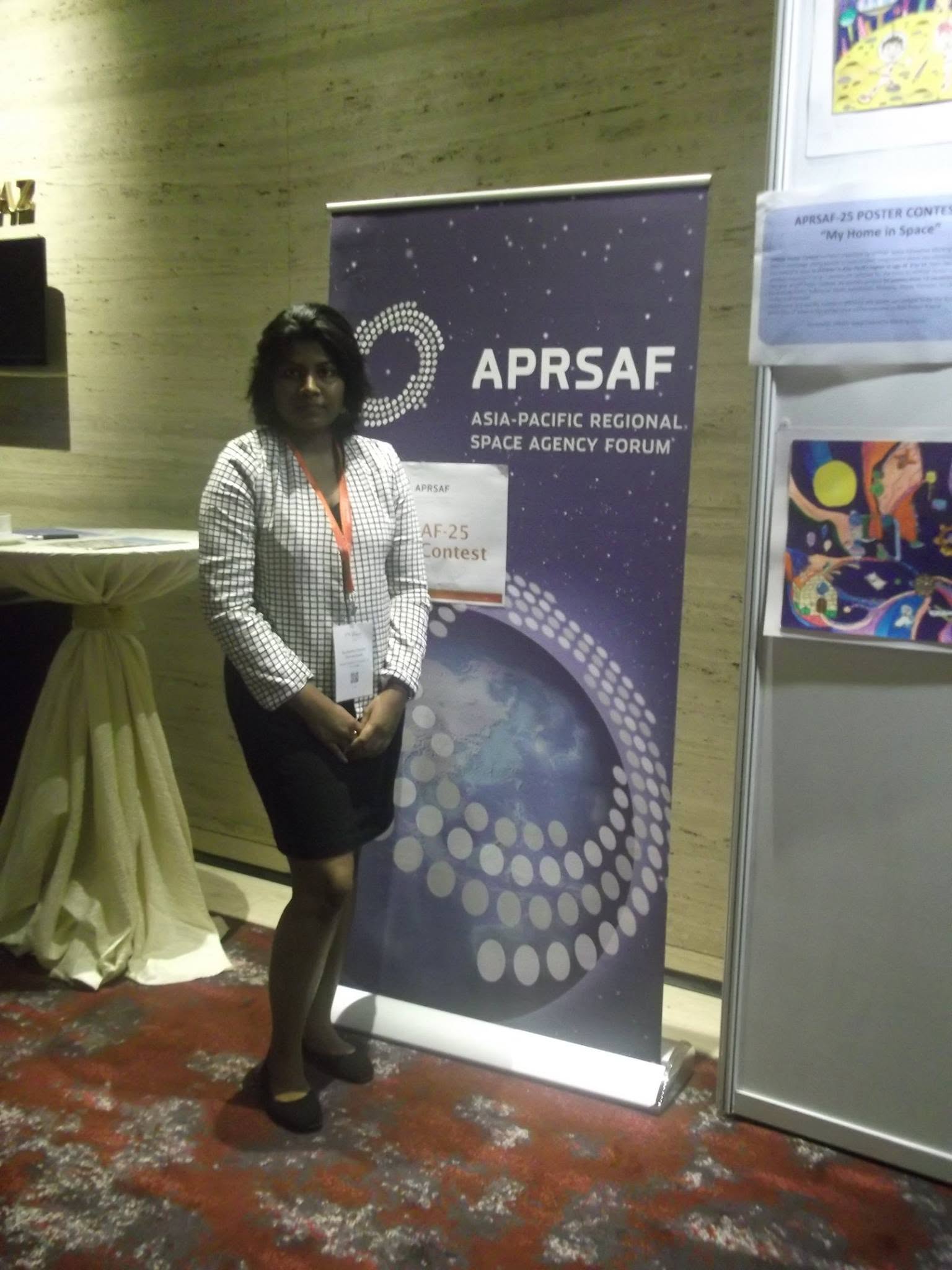 At APRSAF-25, Singapore